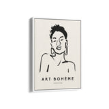 Art Boheme Lady Boho Modern Wall Art
