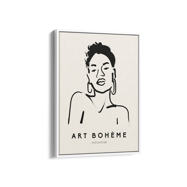 Art Boheme Lady Boho Modern Wall Art
