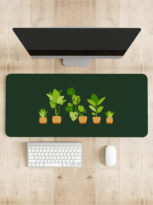 Plants Desk Mat | Desk Pad | Mouse Pad