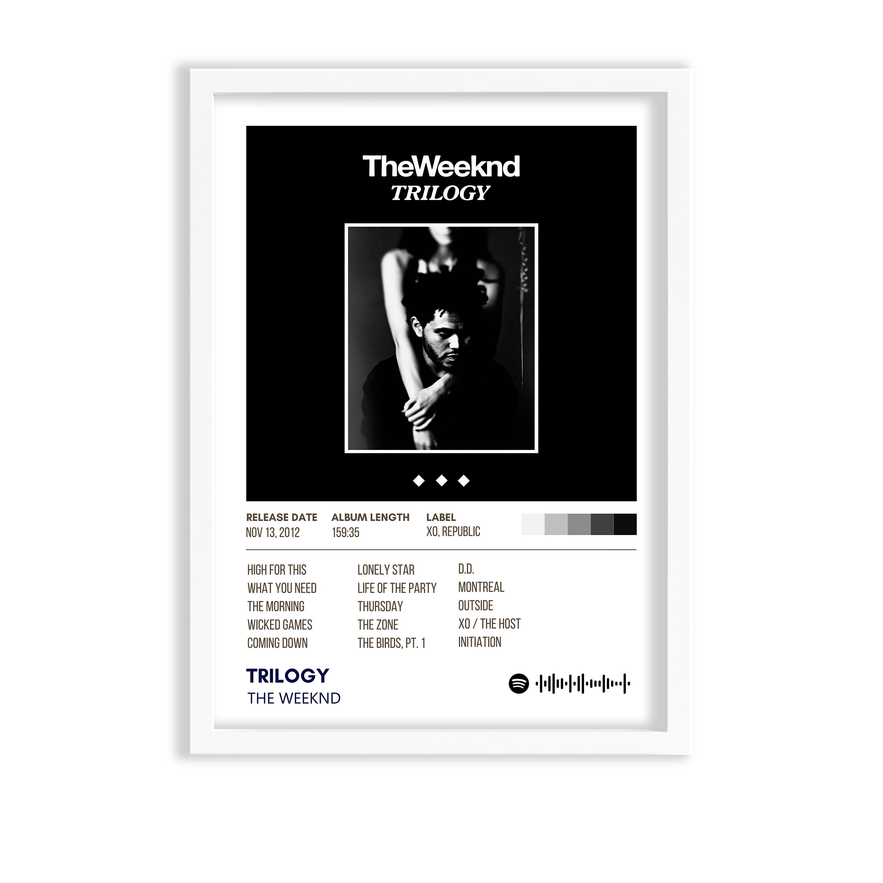 Trilogy by The Weeknd Album Poster