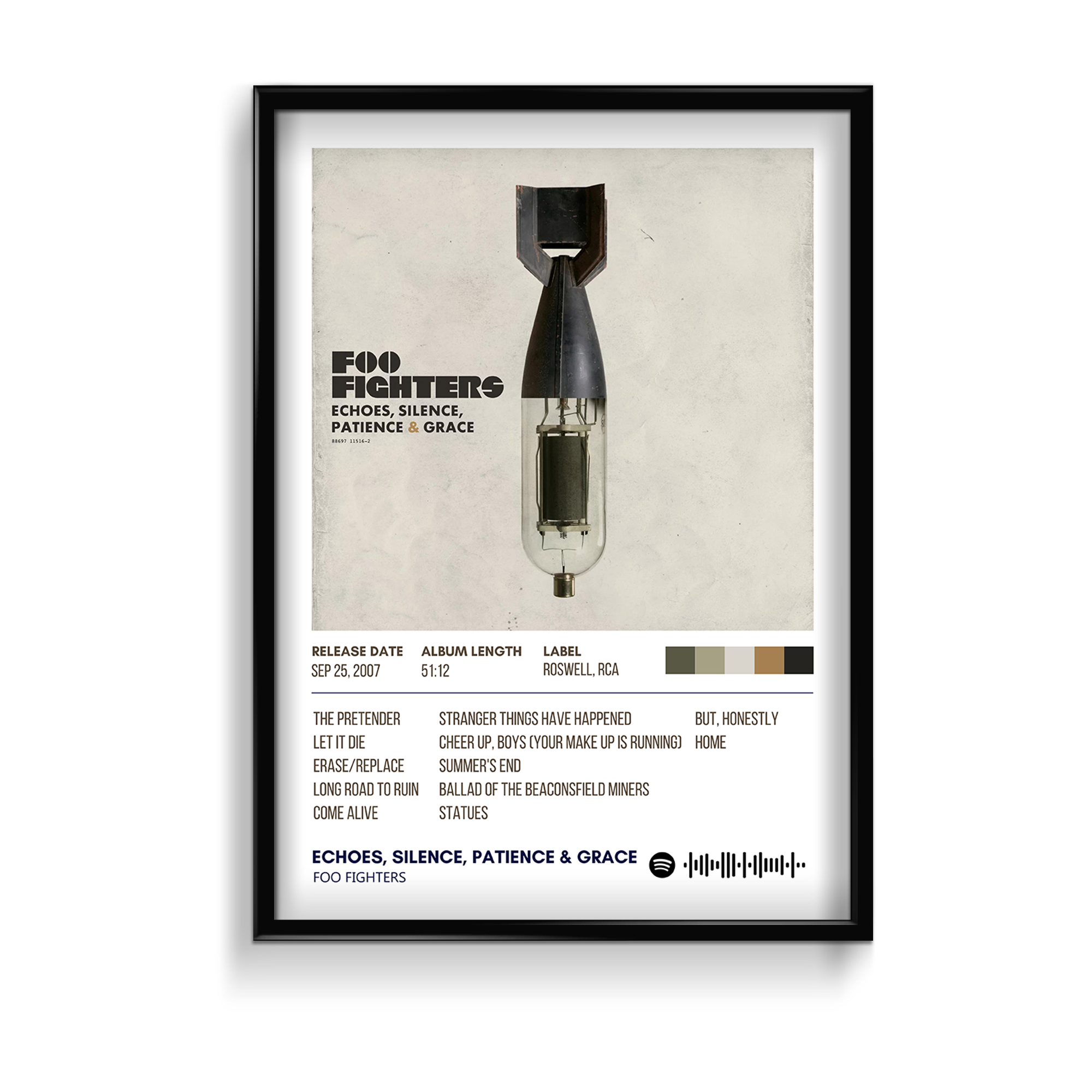 Echoes, Silence, Patience & Grace by Foo Fighters Album Poster