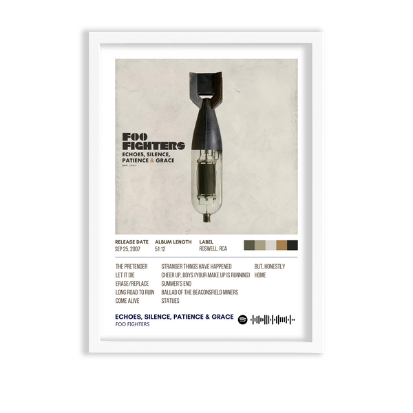 Echoes, Silence, Patience & Grace by Foo Fighters Album Poster