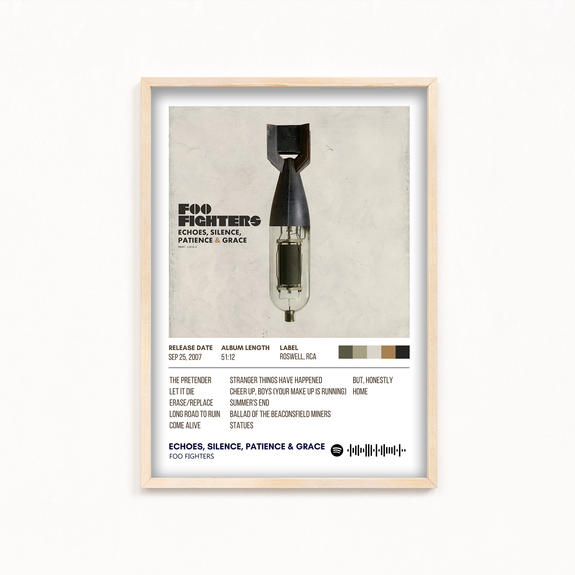 Echoes, Silence, Patience & Grace by Foo Fighters Album Poster
