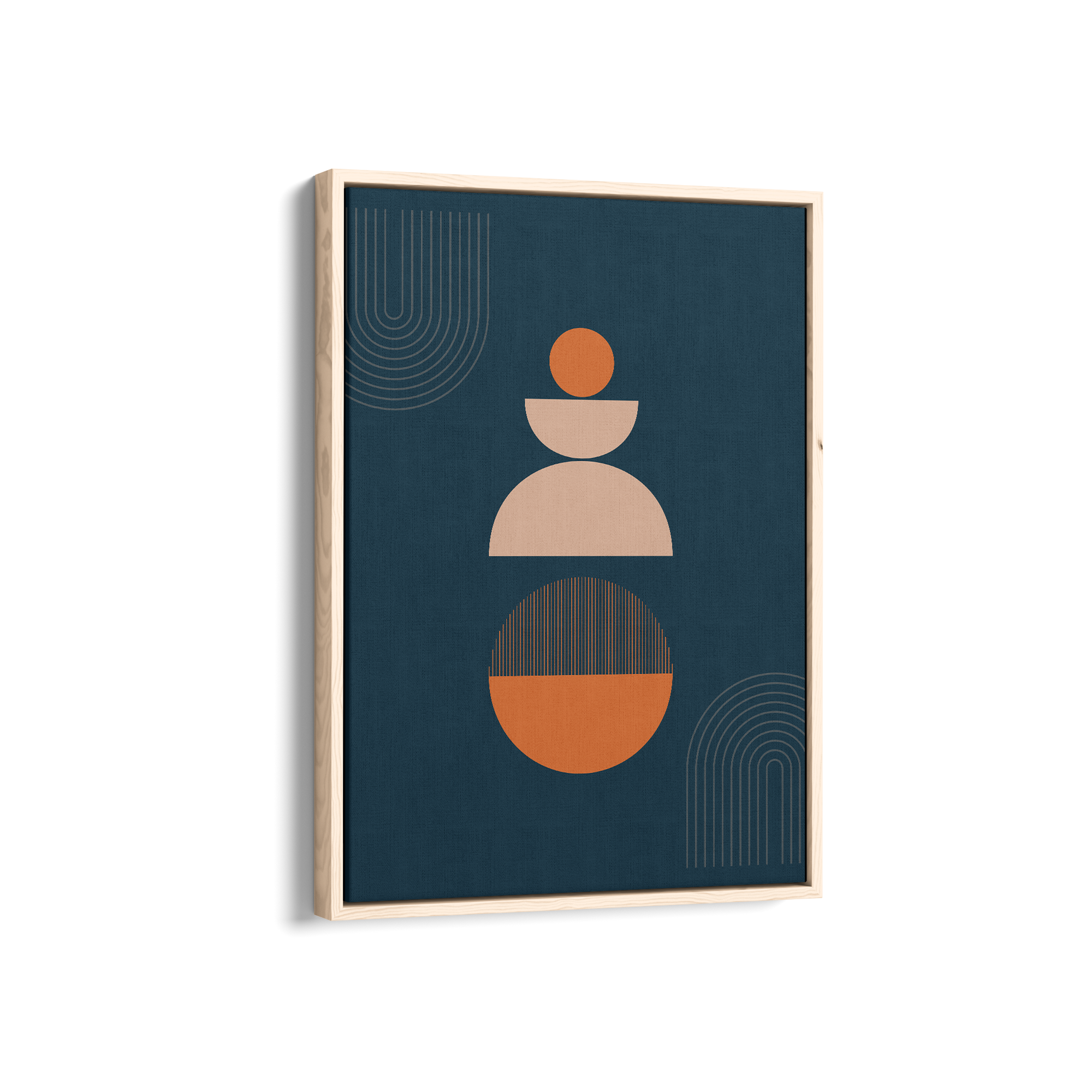 Collar of Love Geometric Modern Wall Art