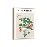 Strawberry Botanical Modern Wall Art