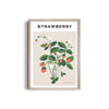 Strawberry Botanical Modern Wall Art
