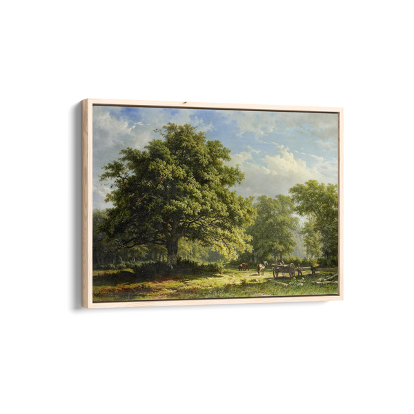 View in the Bentheim Forest by George Andries Roth Wall Art