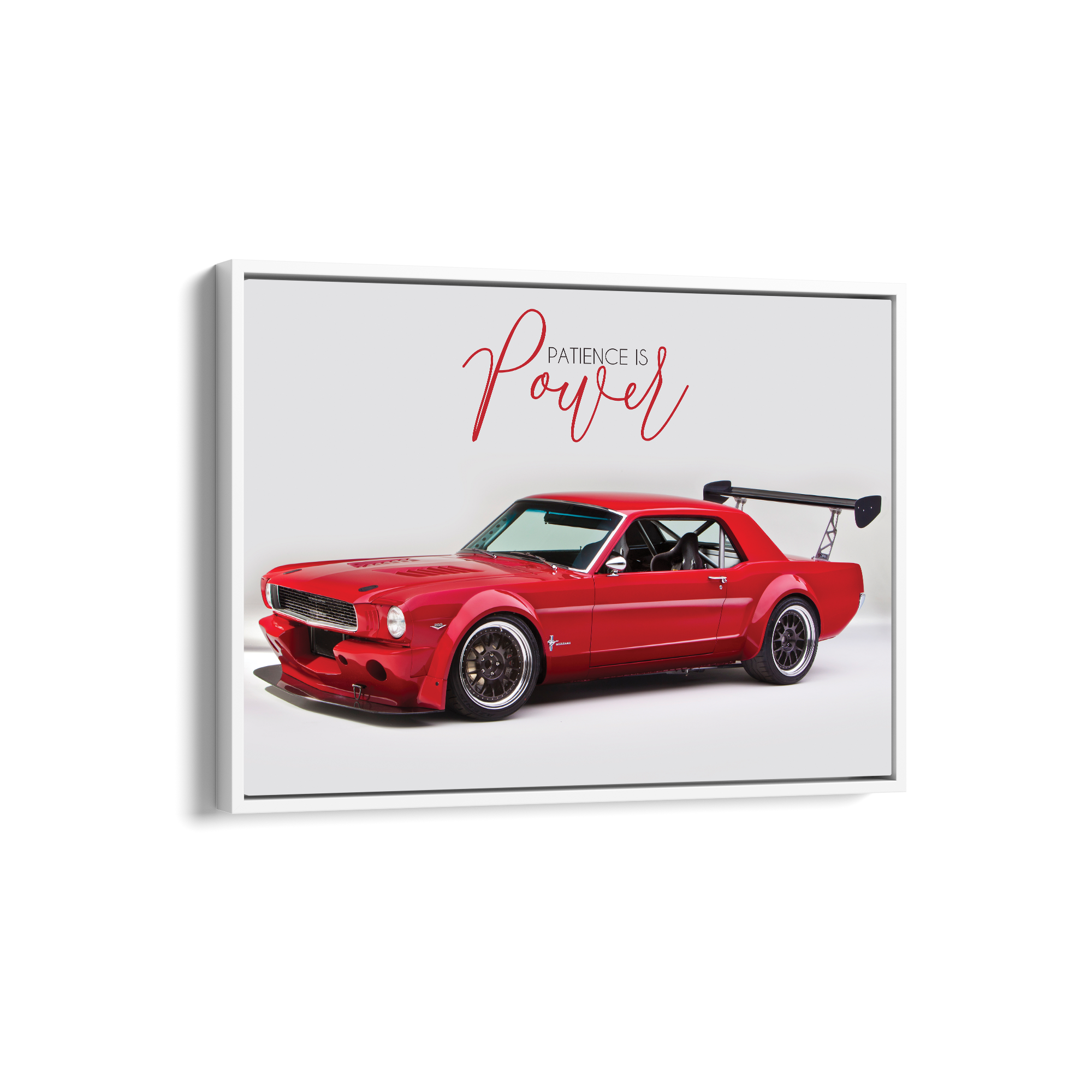 Patience is power - Ford Mustang Wall Poster