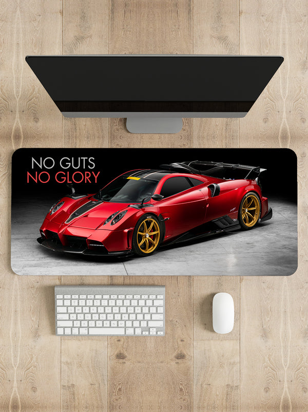 No guts no glory - Pagani Imola Desk Mat | Desk Pad | Mouse Pad