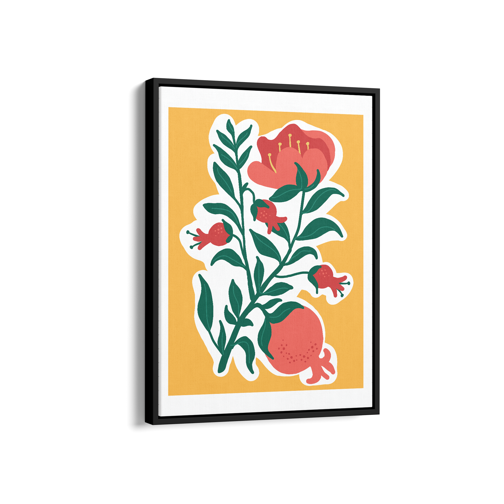Sunshine Petals Botanical Aesthetic Wall Art