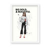 Big, Bold & Beautiful, Fashion Poster