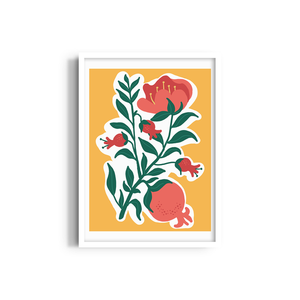 Sunshine Petals Botanical Aesthetic Wall Art
