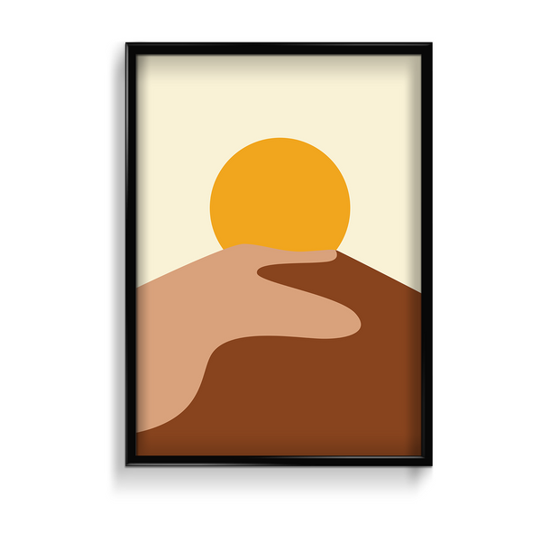 Mistress of Fire Landscape Modern Wall Art