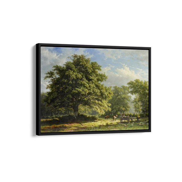 View in the Bentheim Forest by George Andries Roth Wall Art