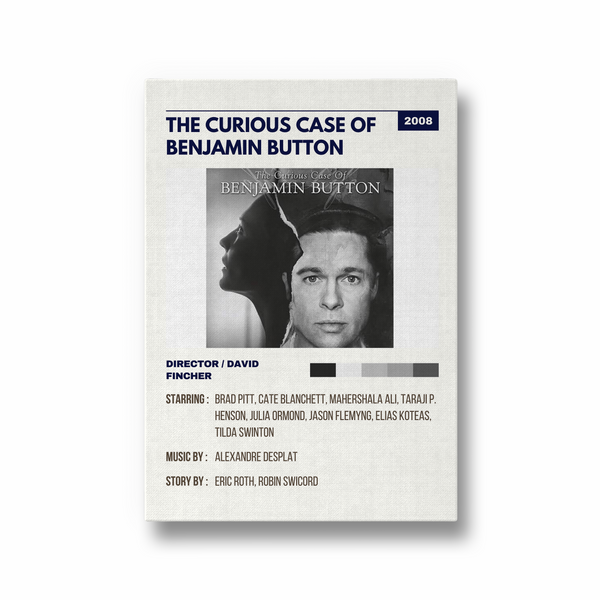 The Curious Case of Benjamin Button Retro Wall Art