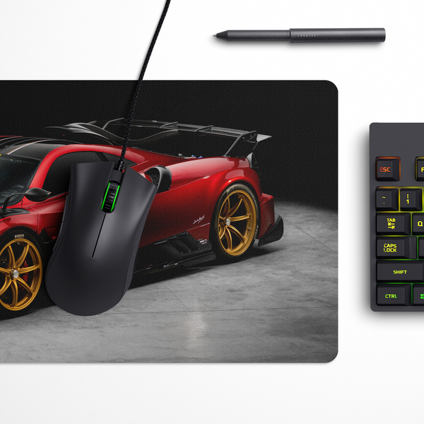No guts no glory - Pagani Imola Desk Mat | Desk Pad | Mouse Pad