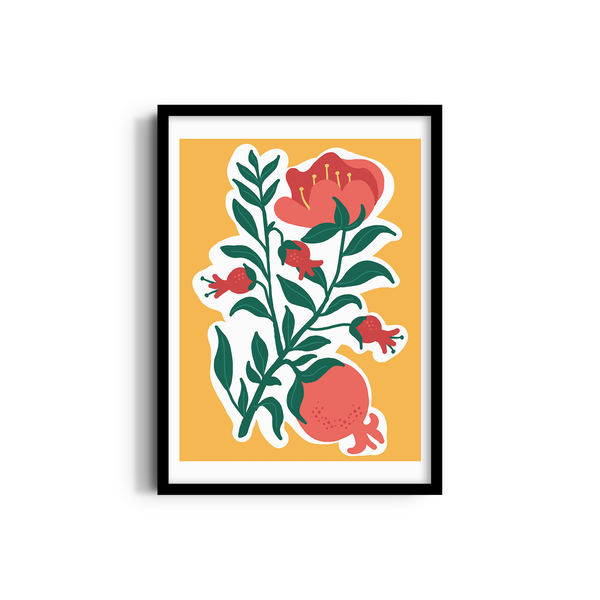 Sunshine Petals Botanical Aesthetic Wall Art