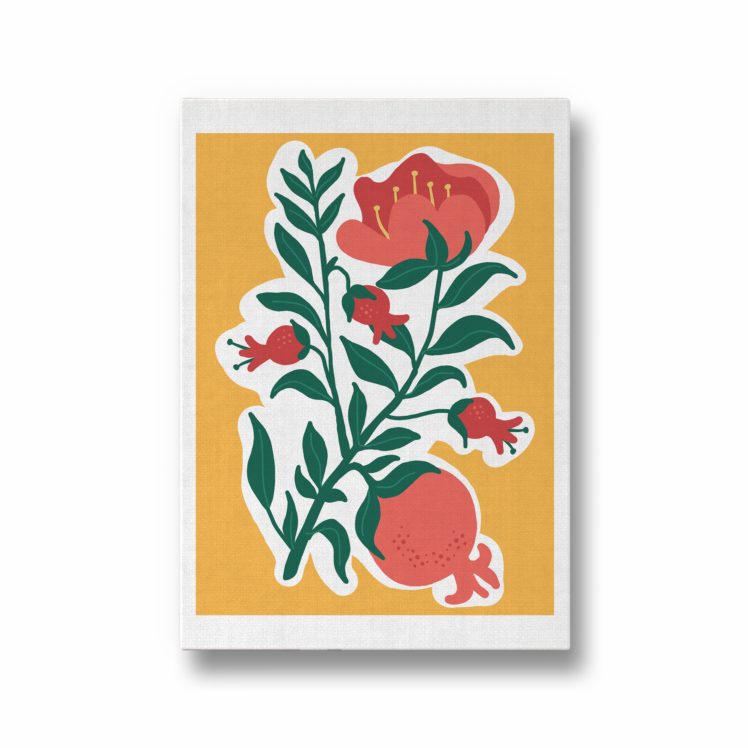 Sunshine Petals Botanical Aesthetic Wall Art