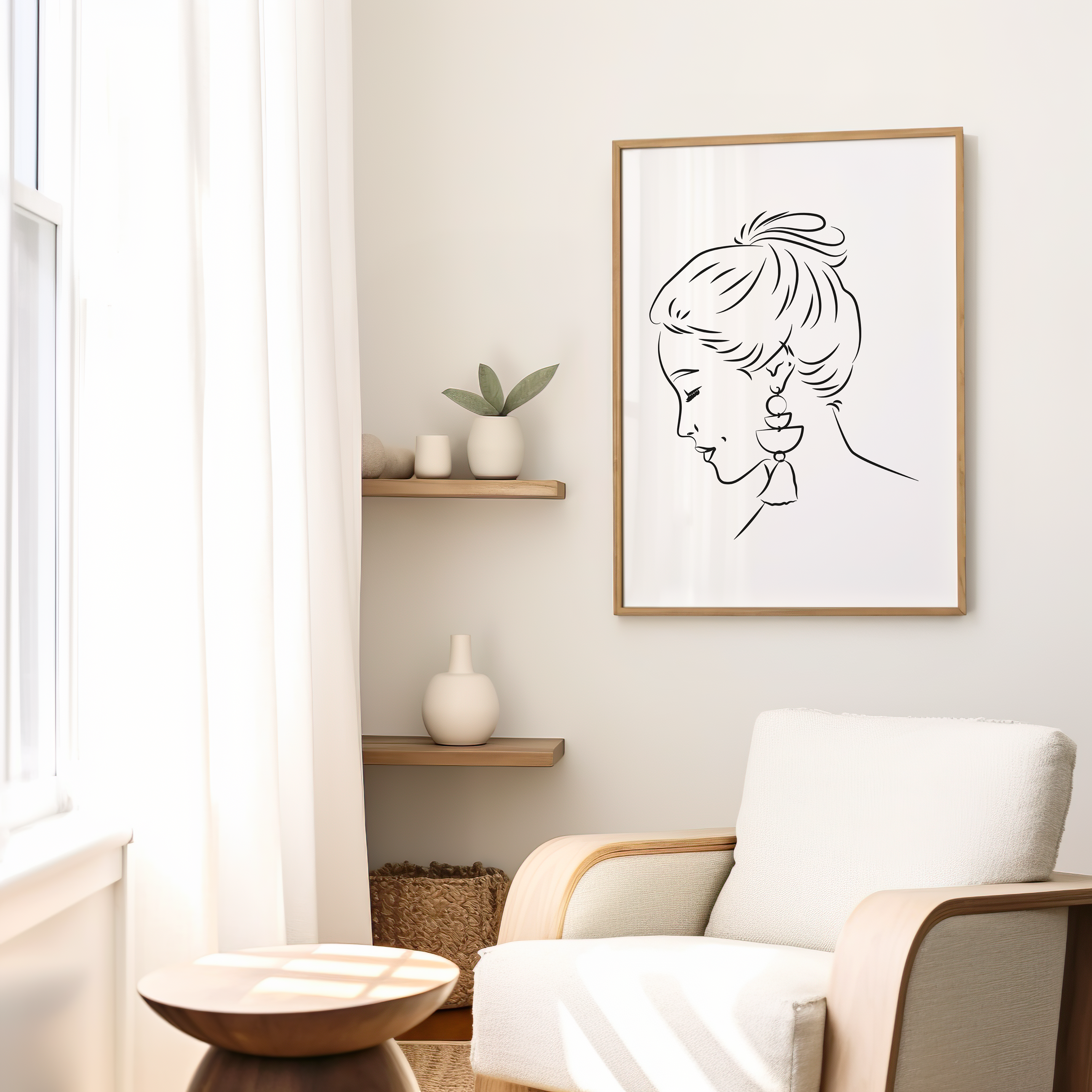 Boho Bliss in Bloom Boho Modern Wall Art