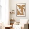 Yellow Abstract Boho Modern Wall Art