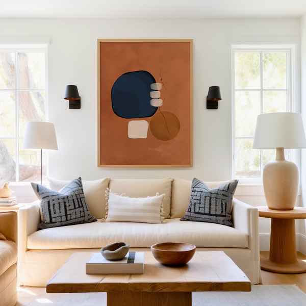 Aurum Shimmer Abstract Modern Wall Art