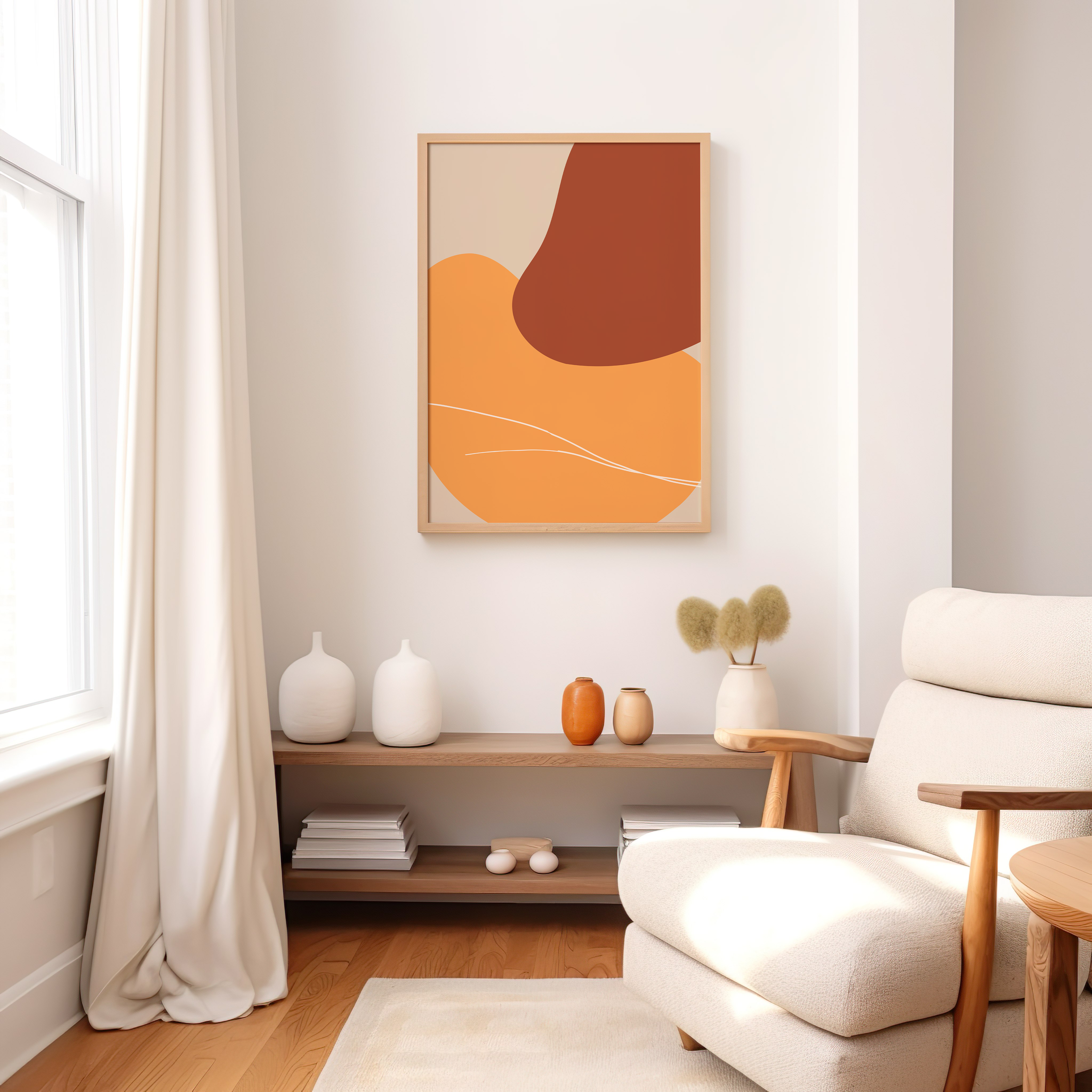 Electric Euphoria Abstract Modern Wall Art