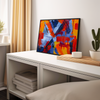 Aurora's Symphony Abstract Modern Wall Art
