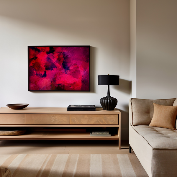 Fluid Horizons Abstract Modern Wall Art
