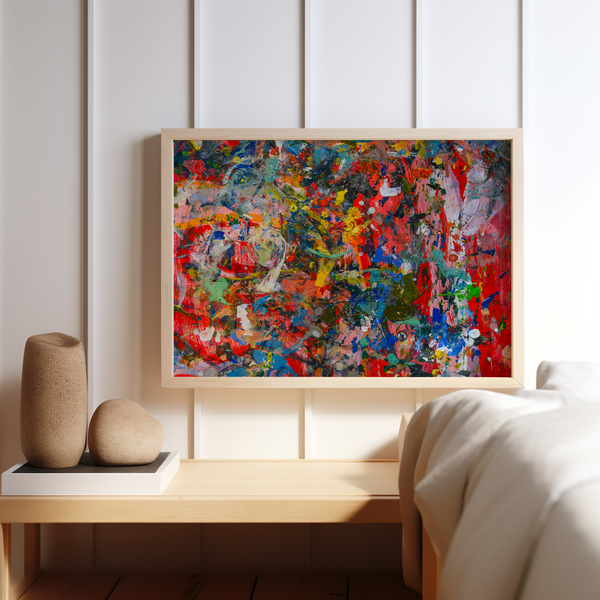 Whispering Colors Abstract Modern Wall Art
