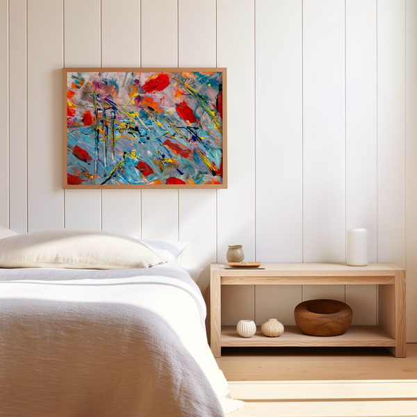 Journey Through Time Abstract Modern Wall Art