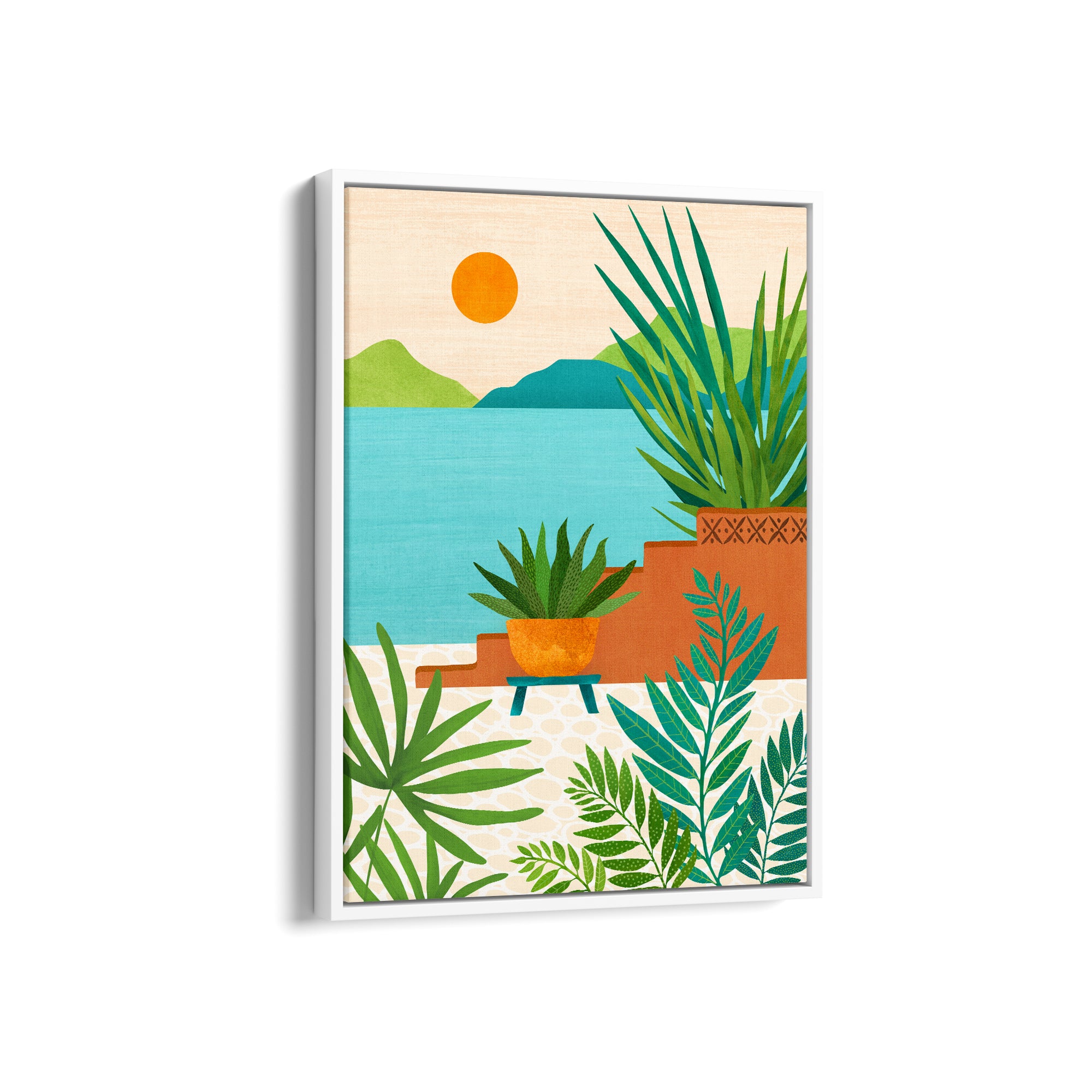 Bali Coast Sunset Wall Art