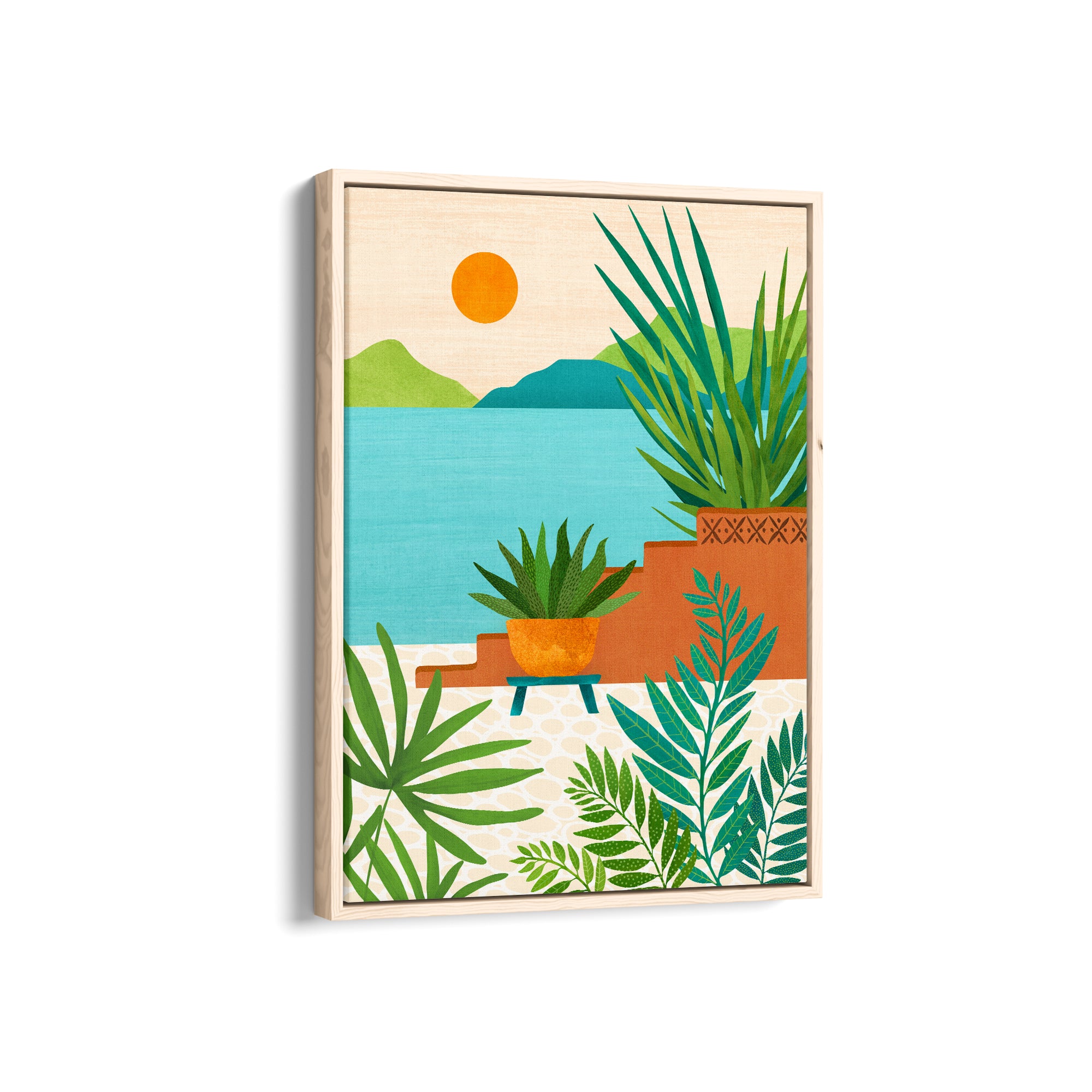 Bali Coast Sunset Wall Art