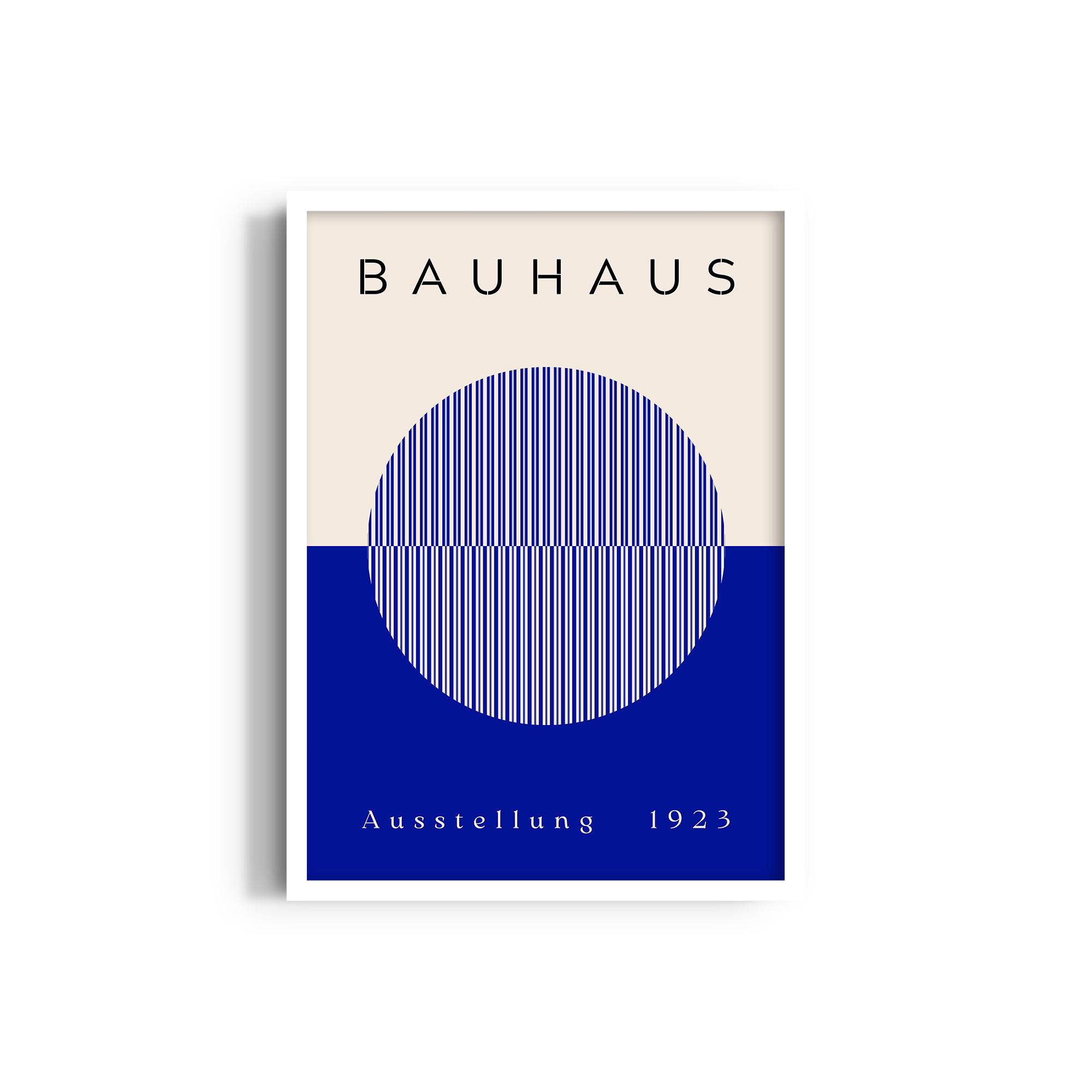 Optical Rhythm Bauhaus Wall Art