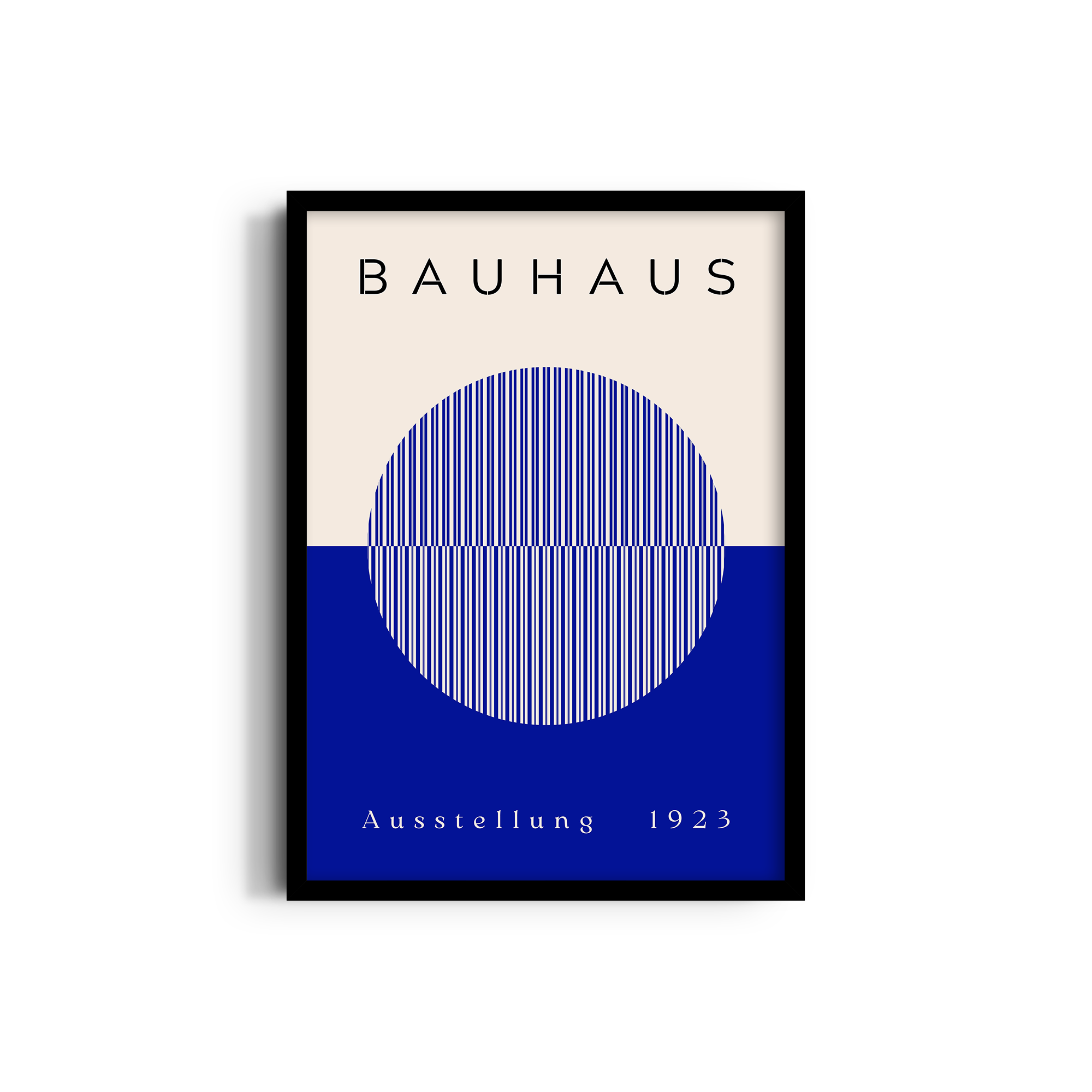 Optical Rhythm Bauhaus Wall Art
