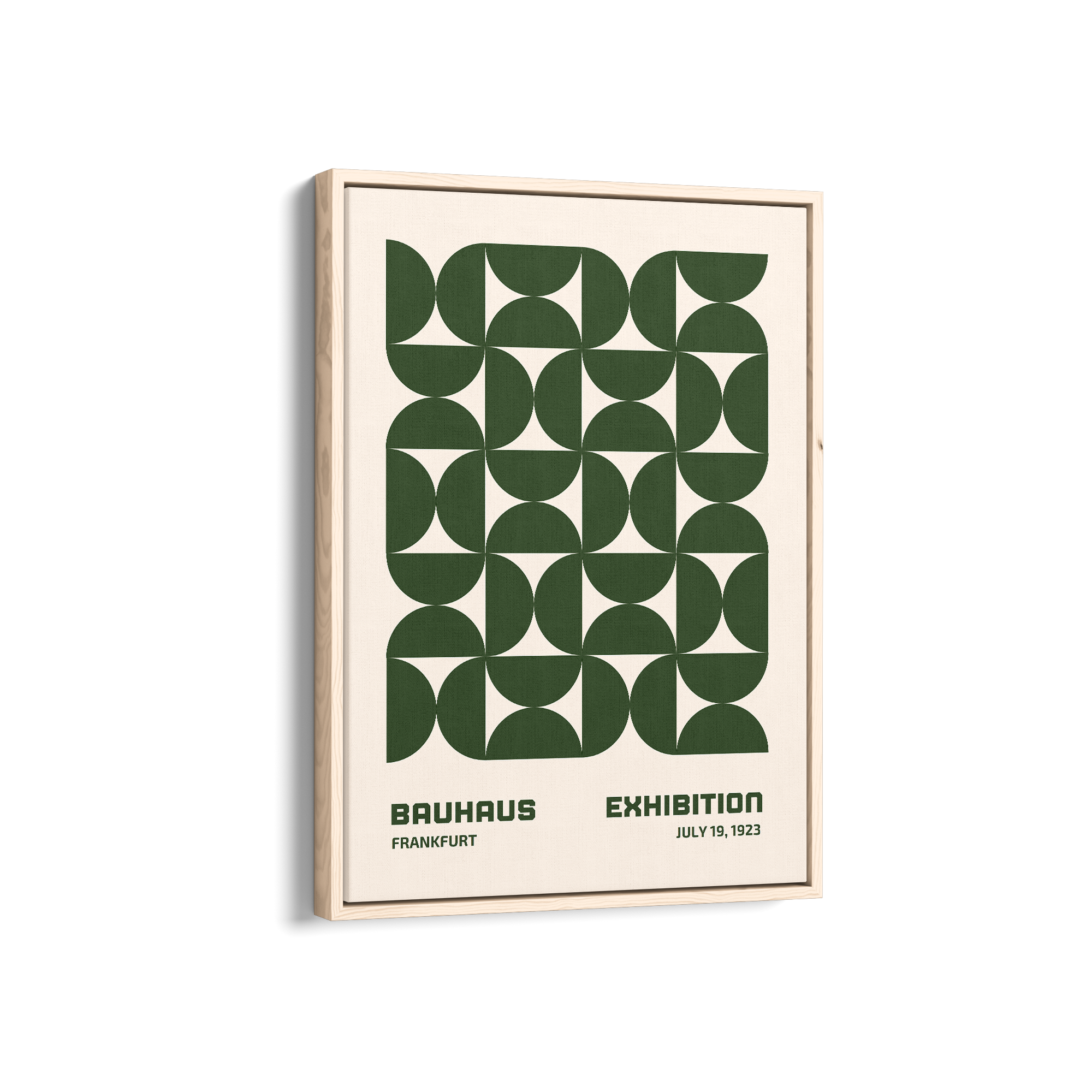 Olive Harmony Bauhaus Wall Art