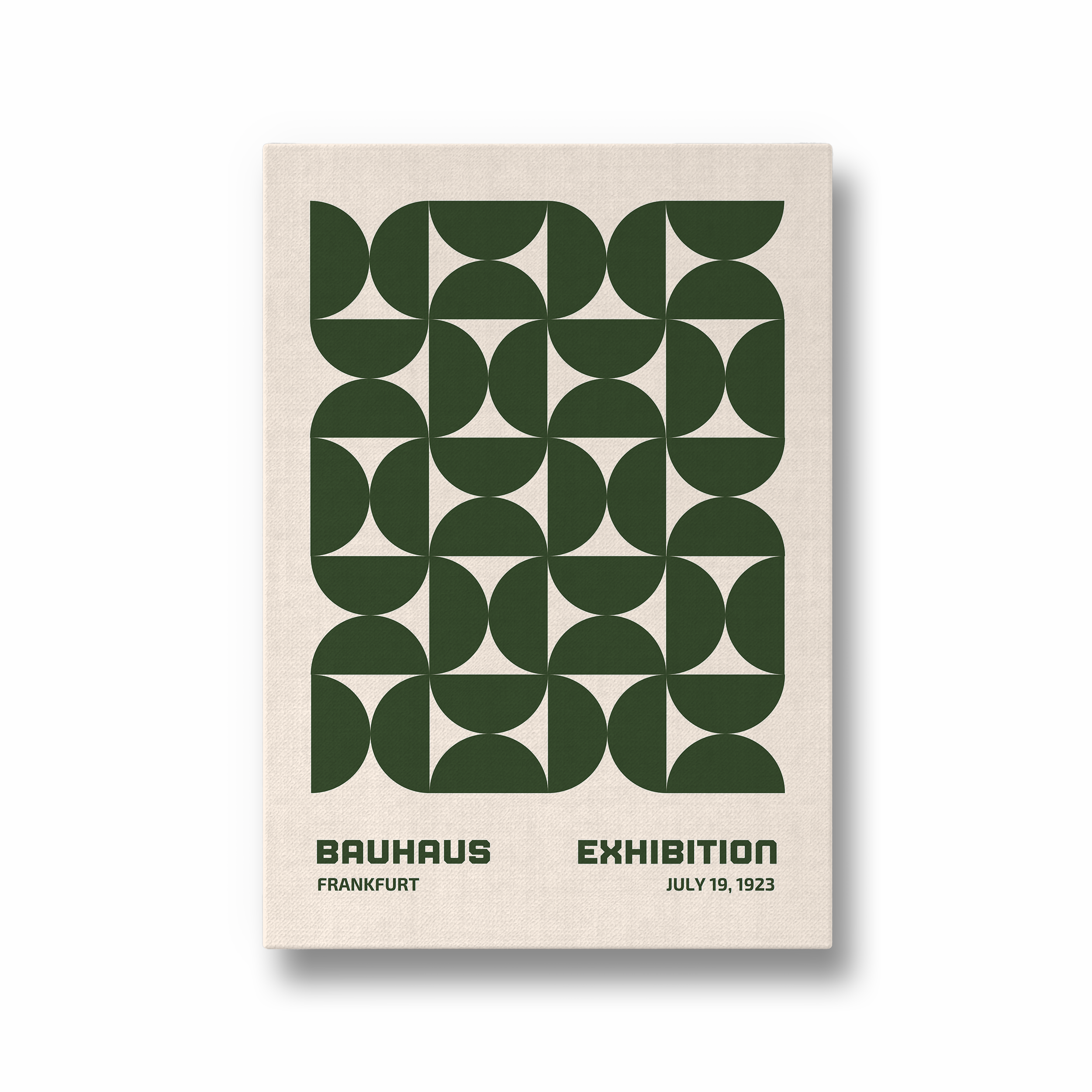 Olive Harmony Bauhaus Wall Art