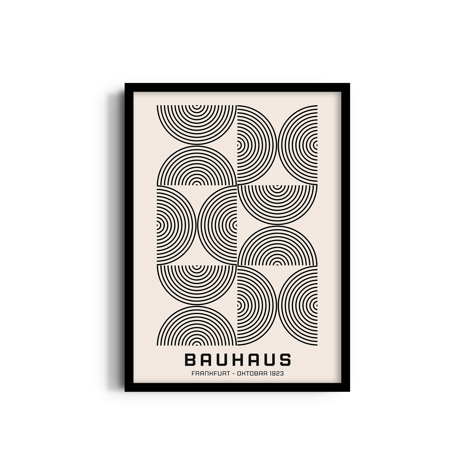 The Orderly Wave Bauhaus Wall Art