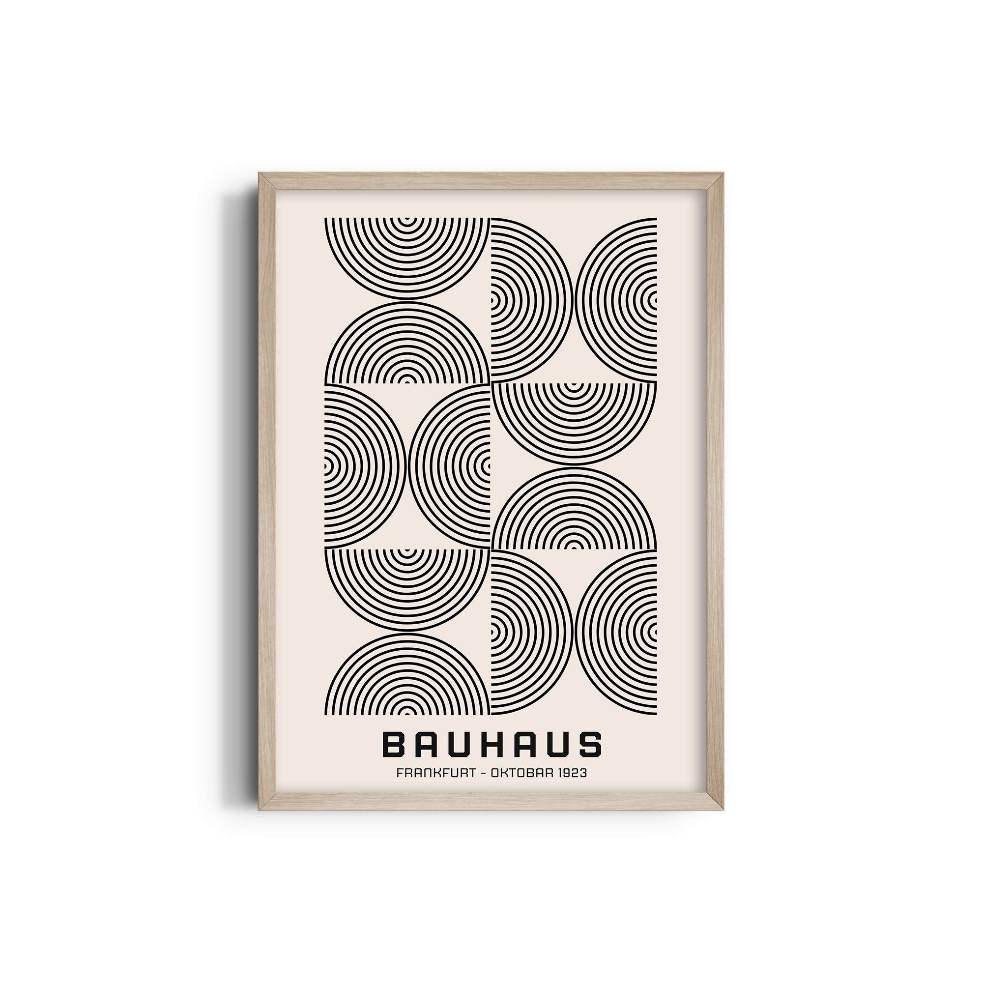 The Orderly Wave Bauhaus Wall Art