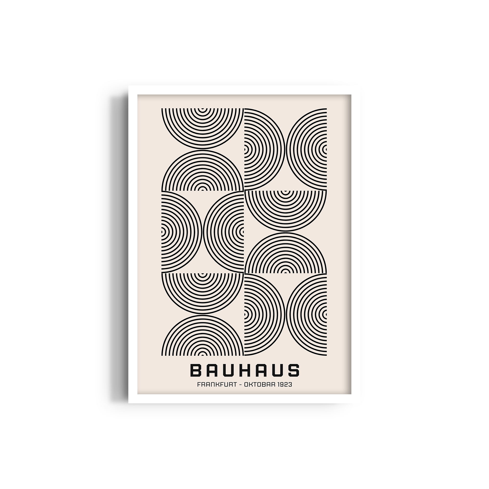The Orderly Wave Bauhaus Wall Art