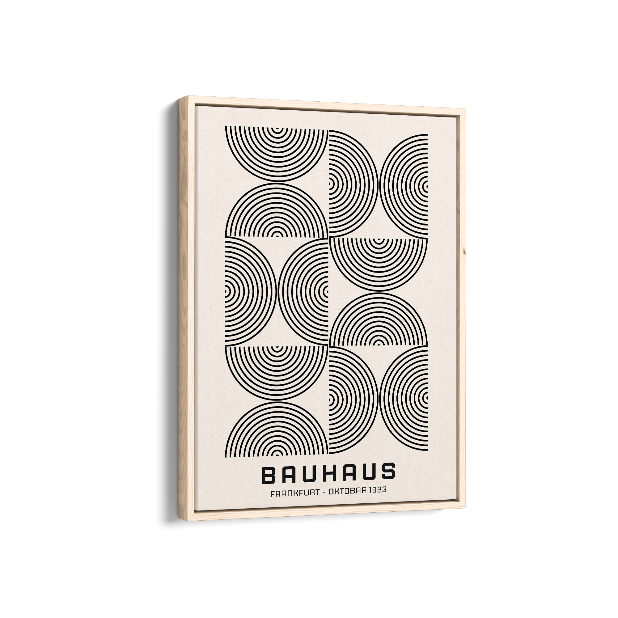The Orderly Wave Bauhaus Wall Art