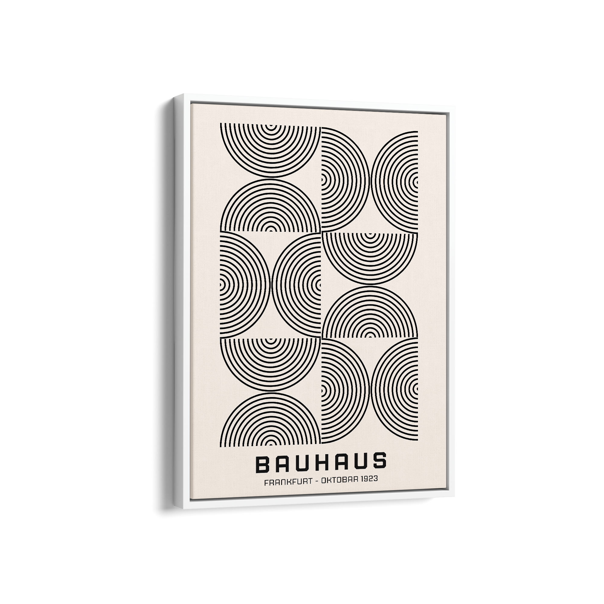 The Orderly Wave Bauhaus Wall Art
