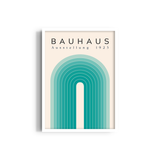 The Turquoise Arch Bauhaus Wall Art
