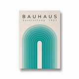 The Turquoise Arch Bauhaus Wall Art