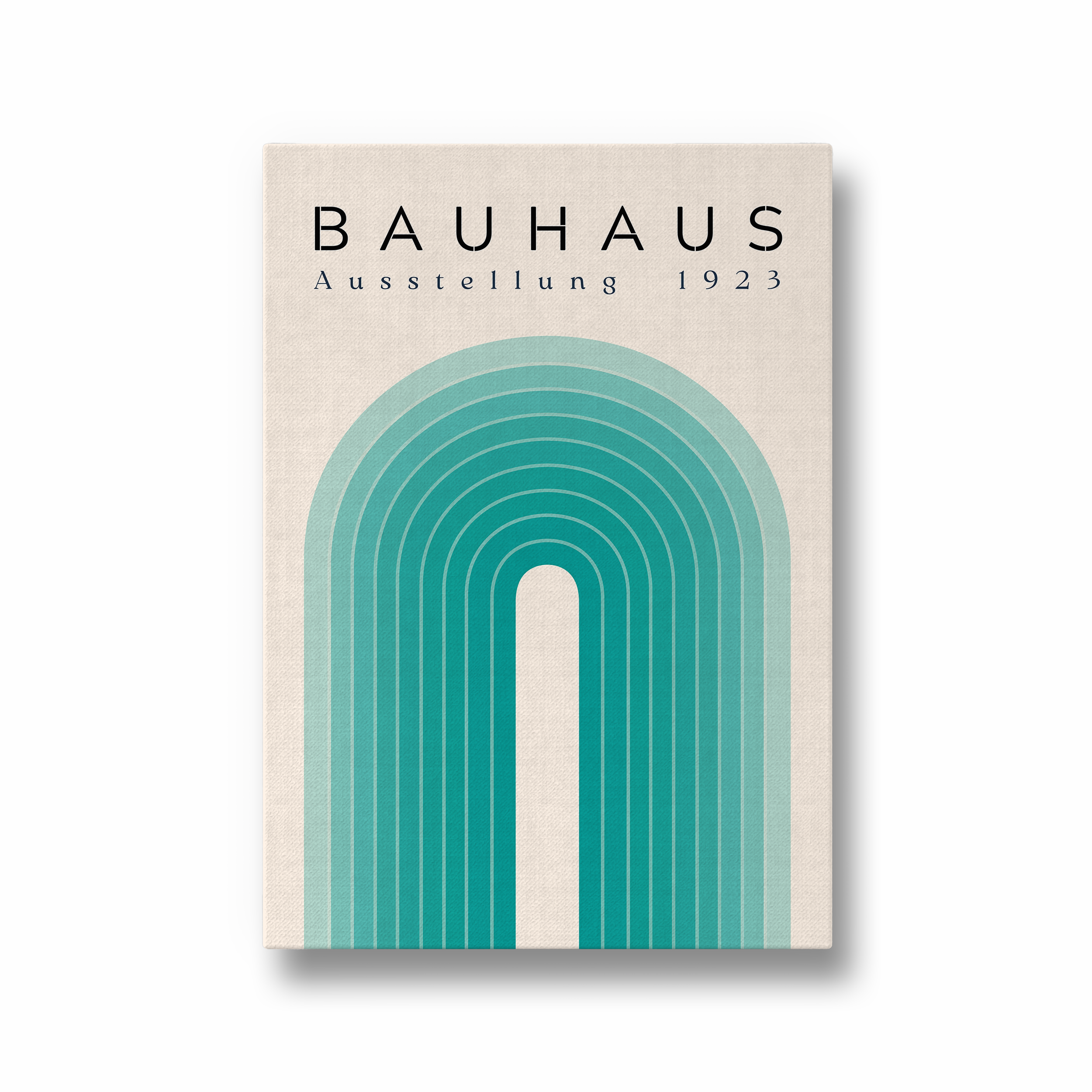 The Turquoise Arch Bauhaus Wall Art