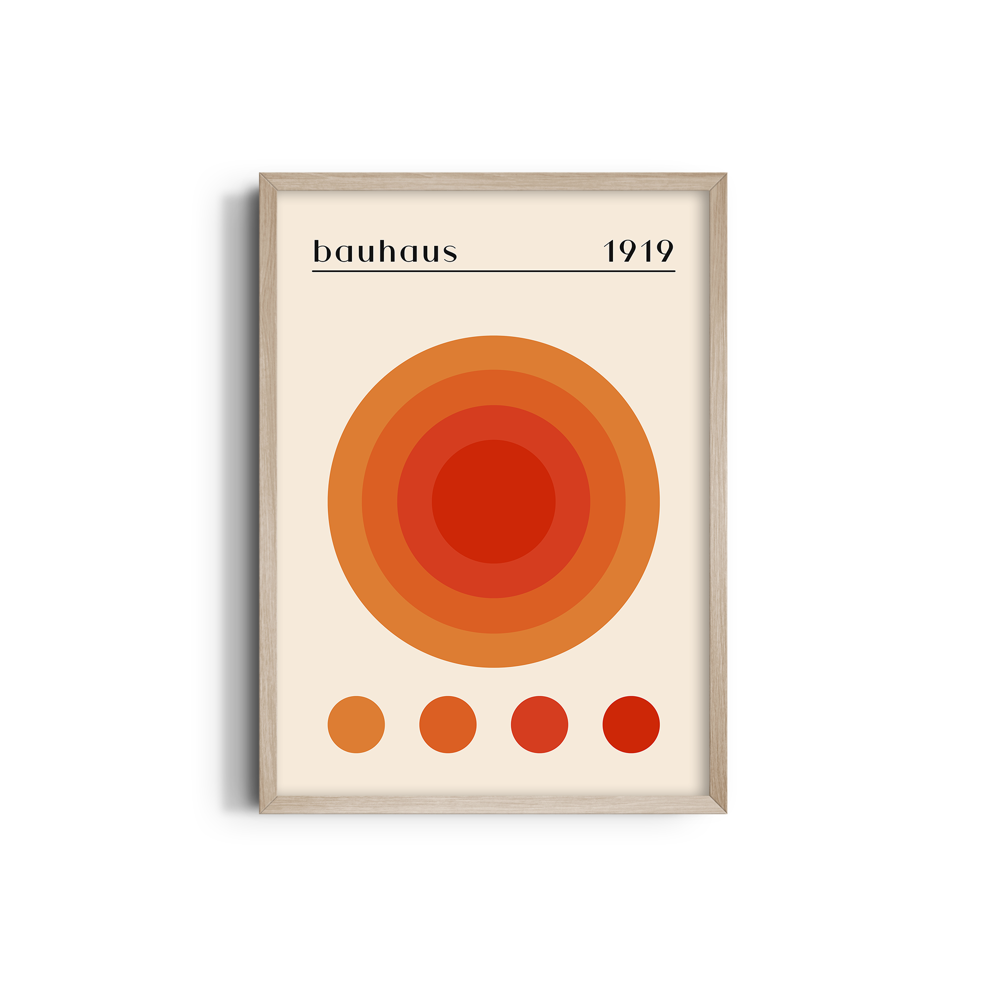 Circles Harmony 1919 Bauhaus Wall Art