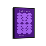 Symphony in Violet Bauhaus Wall Art