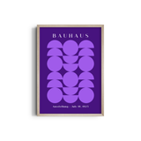 Symphony in Violet Bauhaus Wall Art