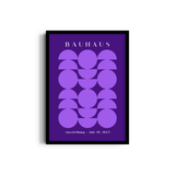 Symphony in Violet Bauhaus Wall Art