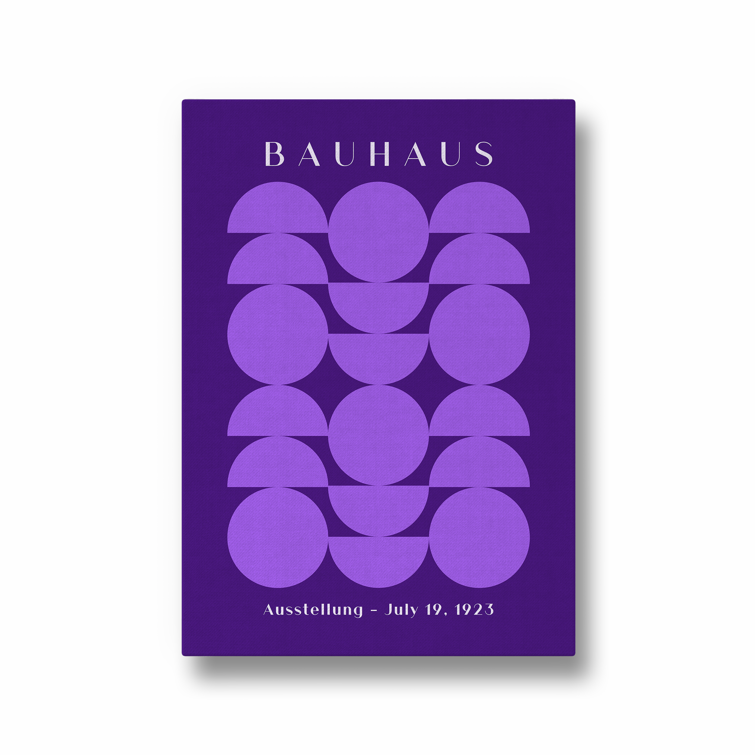 Symphony in Violet Bauhaus Wall Art