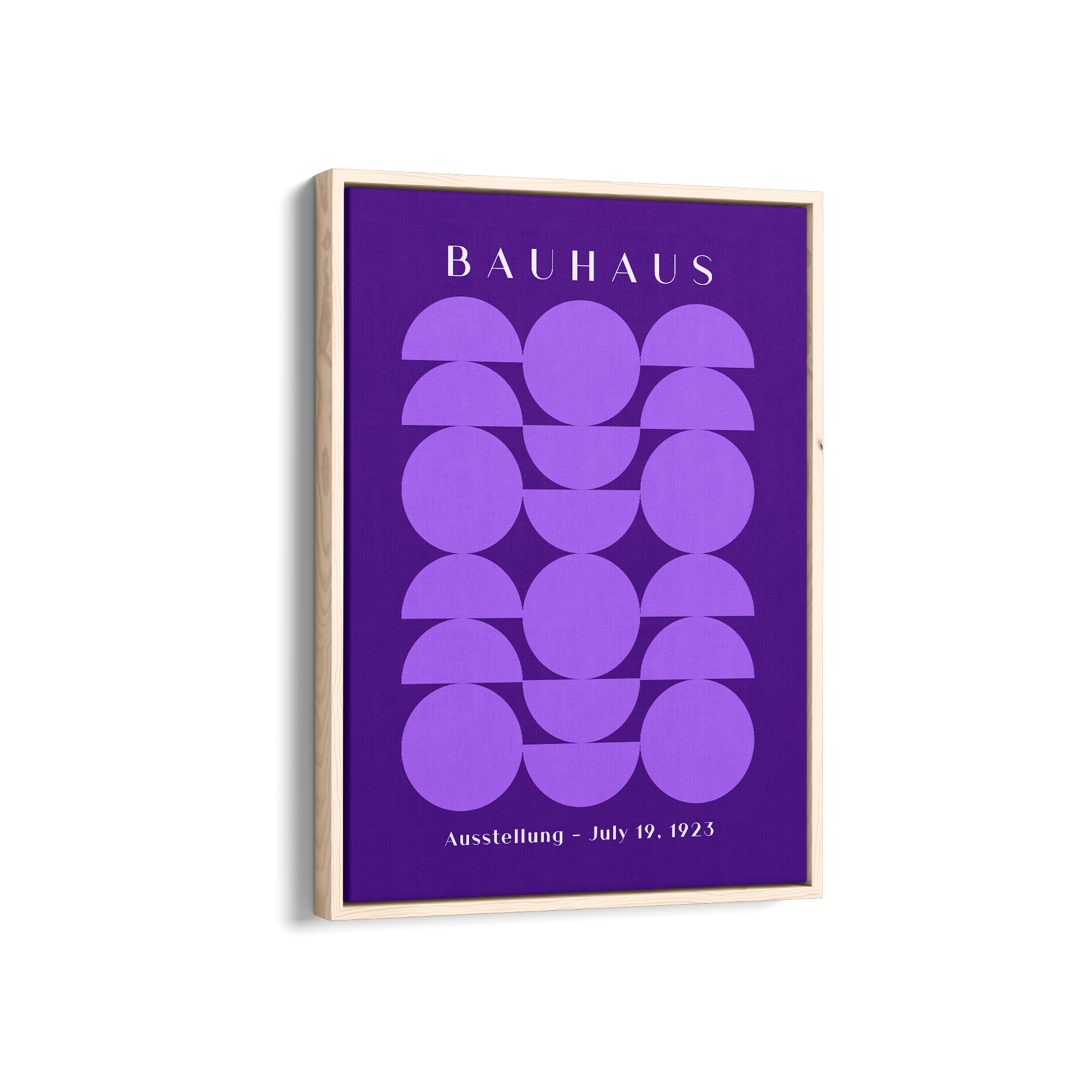 Symphony in Violet Bauhaus Wall Art